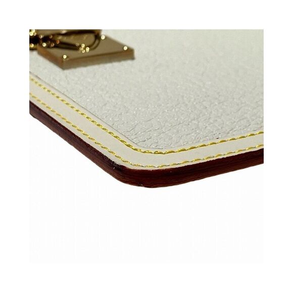 Pre Loved Louis Vuitton Pochette Epi Leather Clutch Women White Clutch Bags - Picture 4 of 8